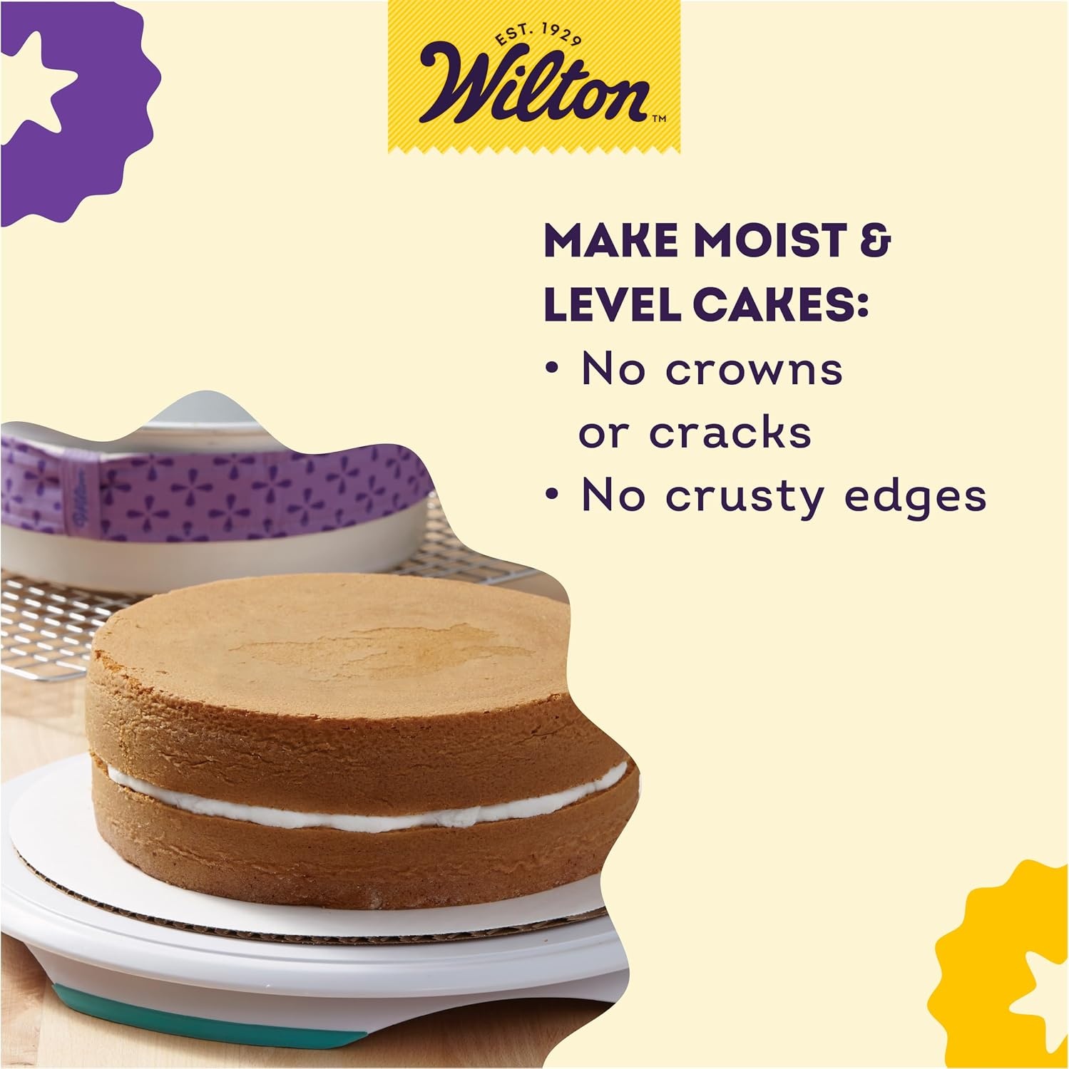 image:imageWilton Bake Even Cake Strips Level Cakes 2Piece Set6Pc