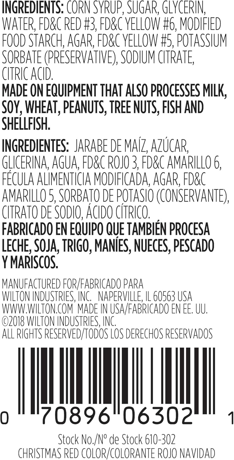 image:imageWilton Christmas Red Concentrated Gel Icing Color 1 oz1 oz
