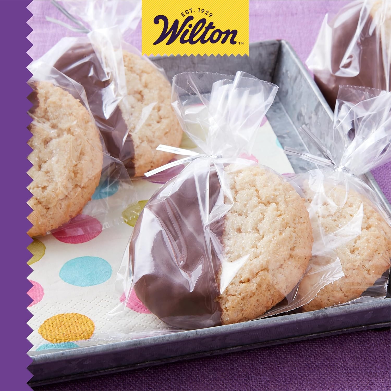 image:imageWilton Clear Treat Party Bags 4 x 95 in 150Pack50 Pack