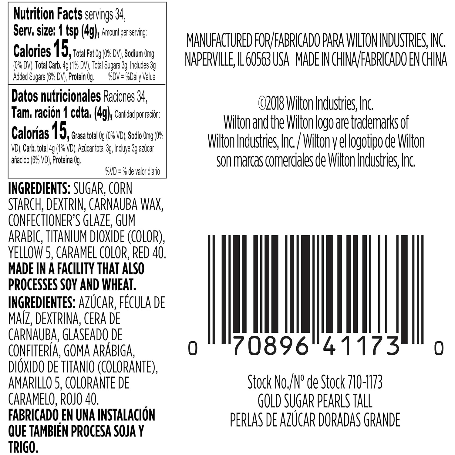 image:imageWilton Decorating Sugar Pearls Cake Sprinkles 5 oz BlackDorado