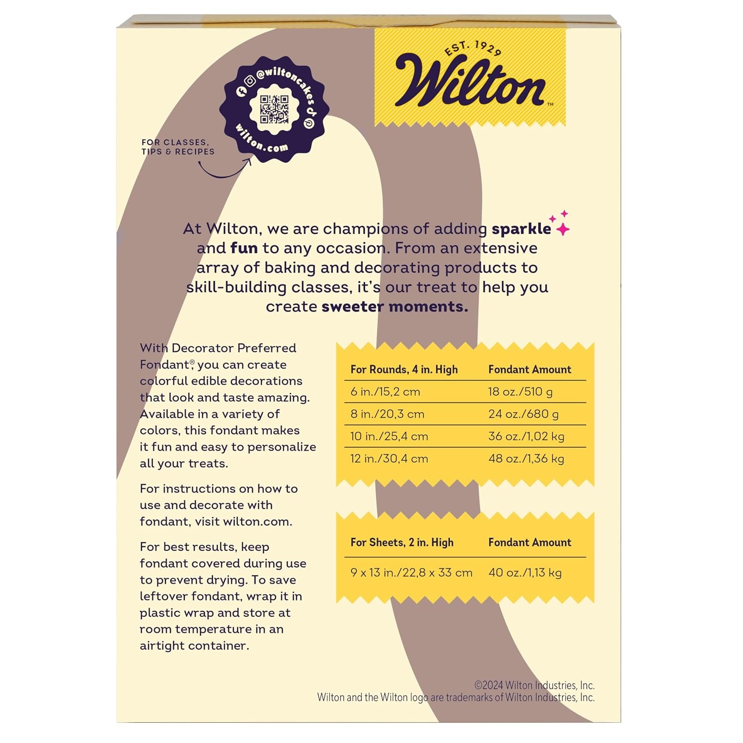 image:imageWilton Decorator Preferred Black Fondant Icing 24 ozChocolate