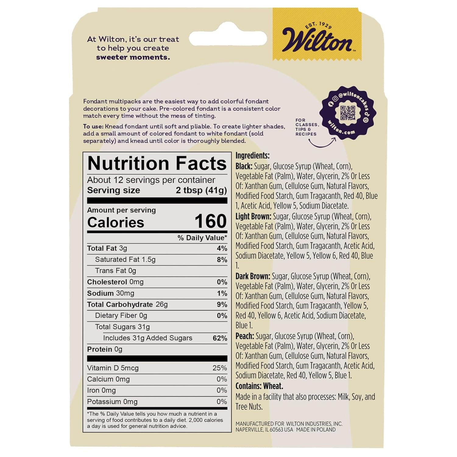 image:imageWilton Decorator Preferred Skin Tone Fondant Icing176 ounces