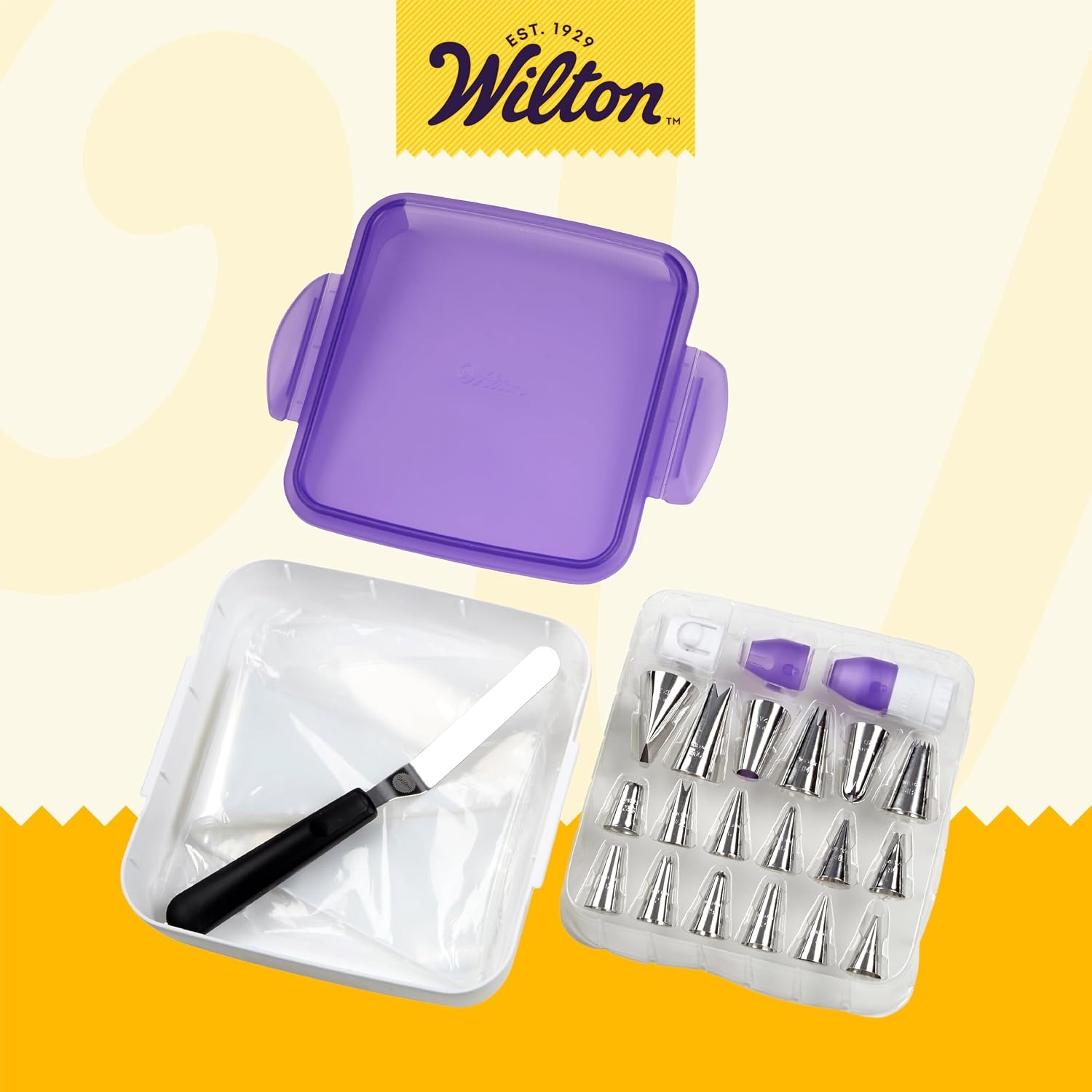 image:imageWilton Deluxe Piping Tip Set Petals Leaves 25Piece0