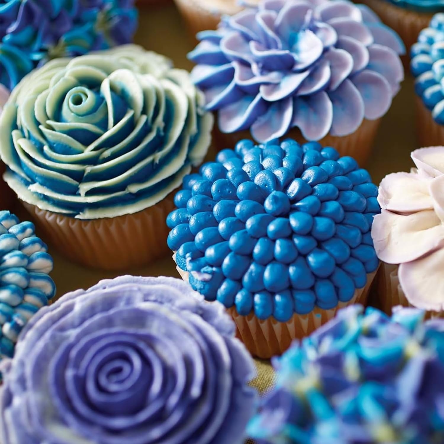 image:imageWilton Gel Food Coloring Highly Concentrated GelBased Icing Color for Frosting Fondant Batter amp Dough Vibrant amp Blendable Cake Decorating Dye 1 oz Cornflower BlueBlue