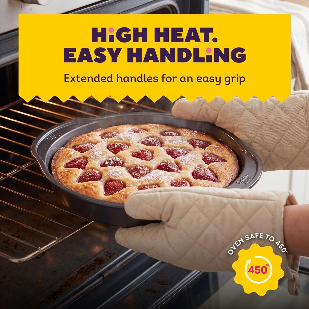 image:imageWilton Gold NonStick Round Cake Pan Made Without PFAS 9 x 15 inROUND