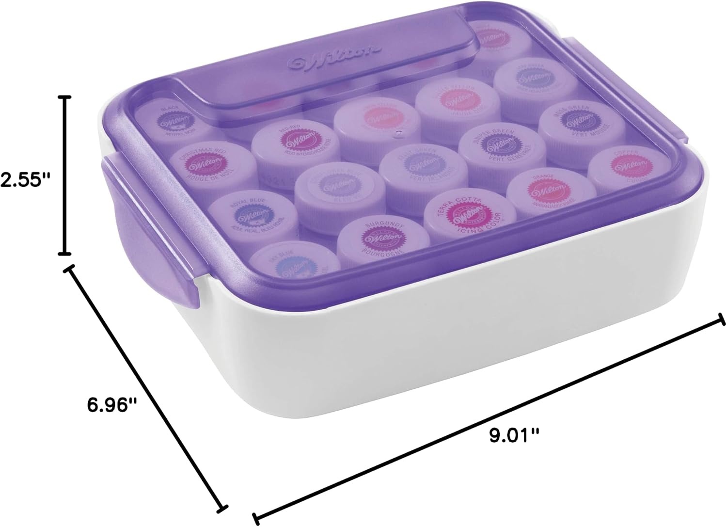 image:imageWilton Icing Color Organizer Case 20Bottle Capacity Decorating SuppliesColor Organizer