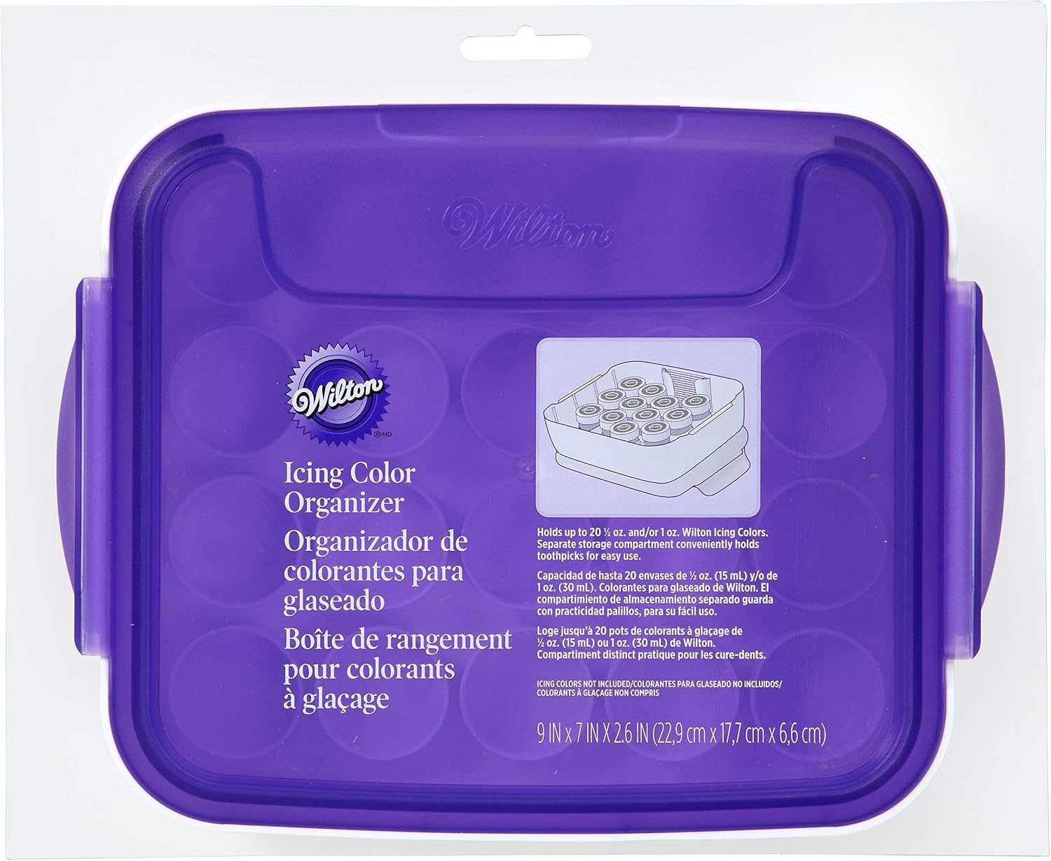 image:imageWilton Icing Color Organizer Case 20Bottle Capacity Decorating SuppliesColor Organizer