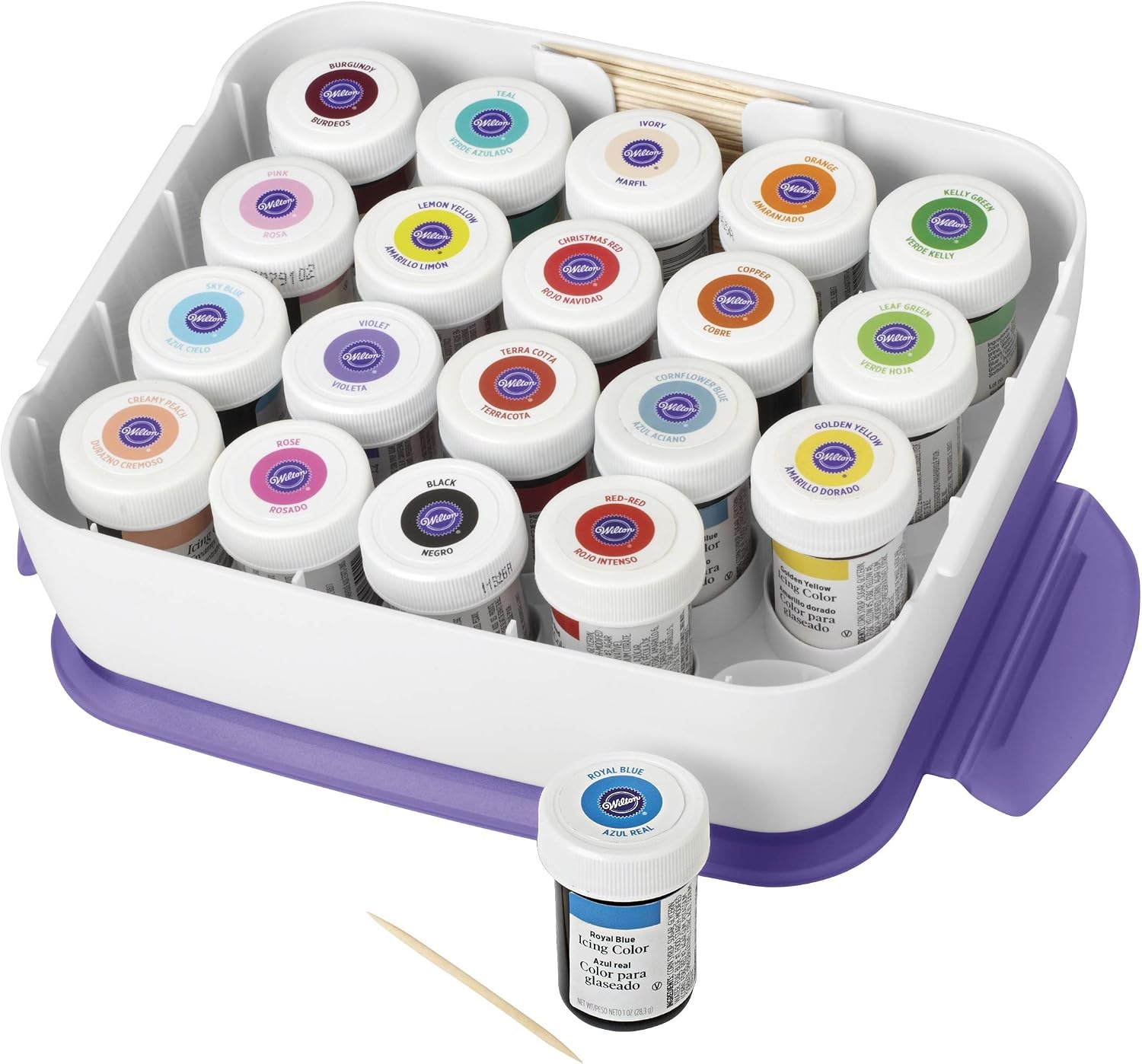 image:imageWilton Icing Color Organizer Case 20Bottle Capacity Decorating SuppliesColor Organizer