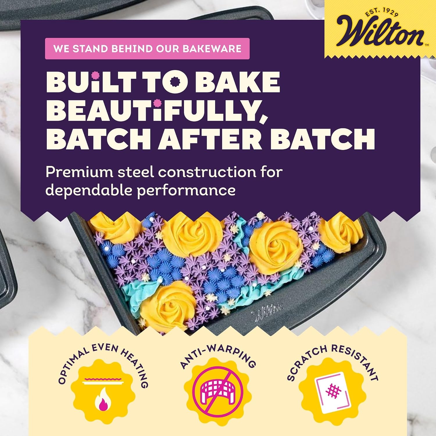 image:imageWilton Platinum NonStick Square Pan Made Without PFAS 9 x 9 inStandard