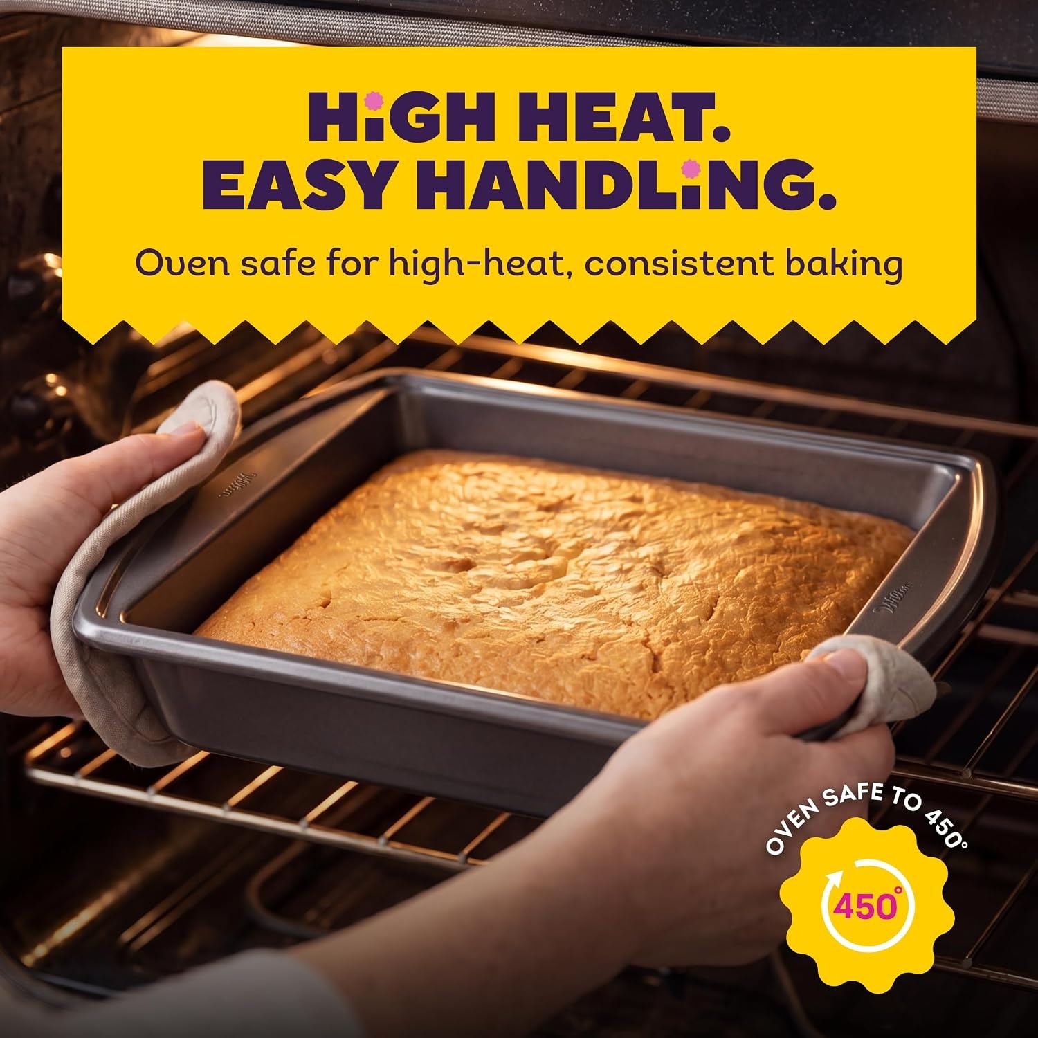 image:imageWilton Platinum NonStick Square Pan Made Without PFAS 9 x 9 inStandard