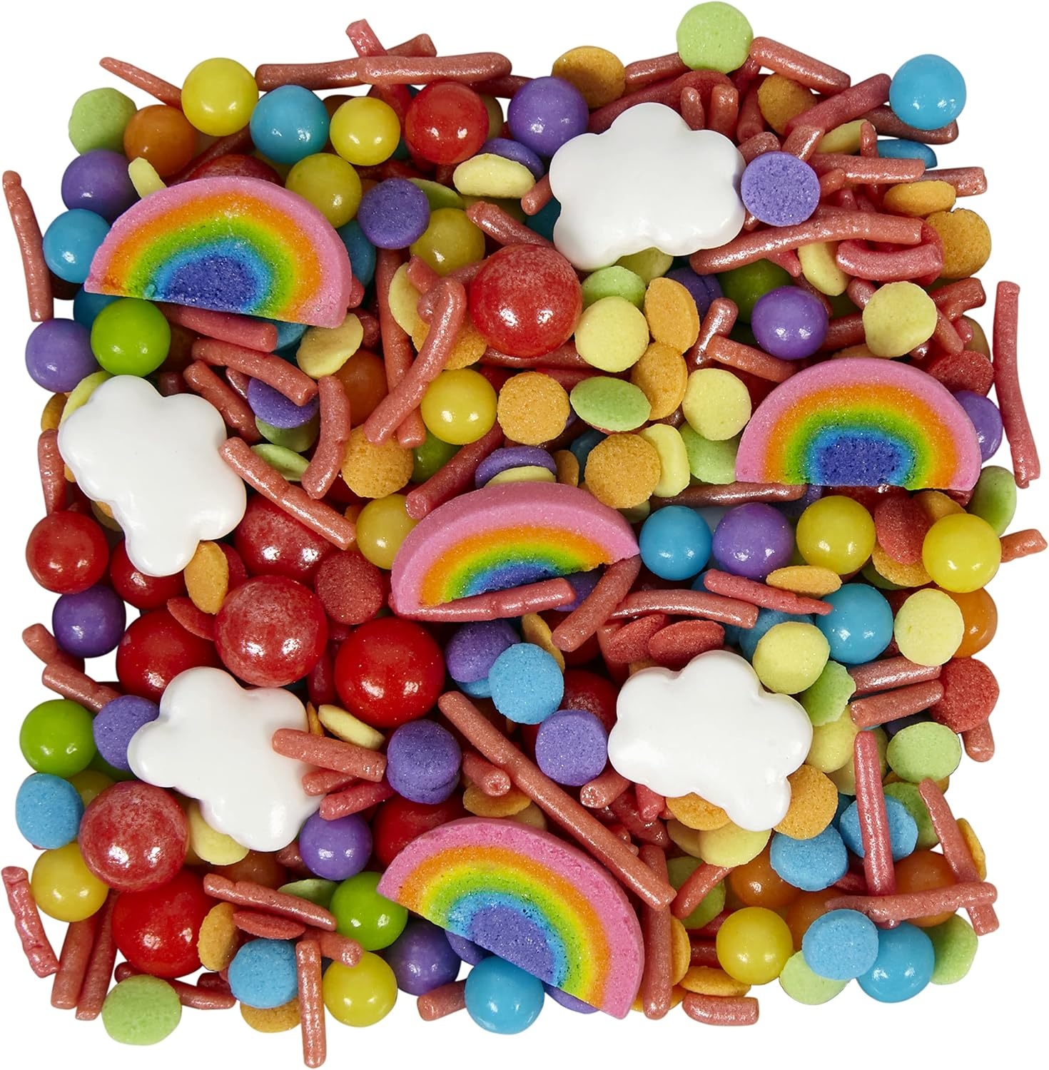 image:imageWilton Rainbow Sprinkles Mix Jimmies and Nonpareils 10 ozRainbow