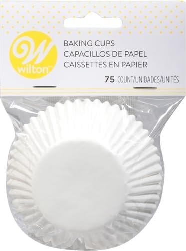image:imageWilton White Standard 75 Baking Cups Single PackWhite