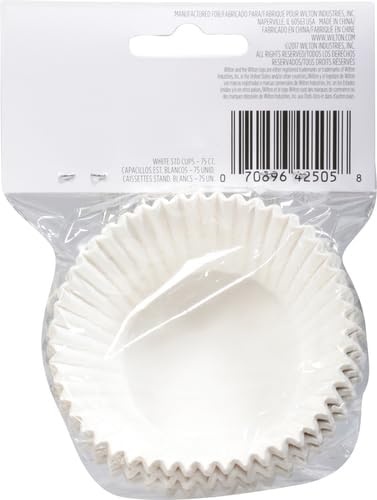 image:imageWilton White Standard 75 Baking Cups Single PackWhite