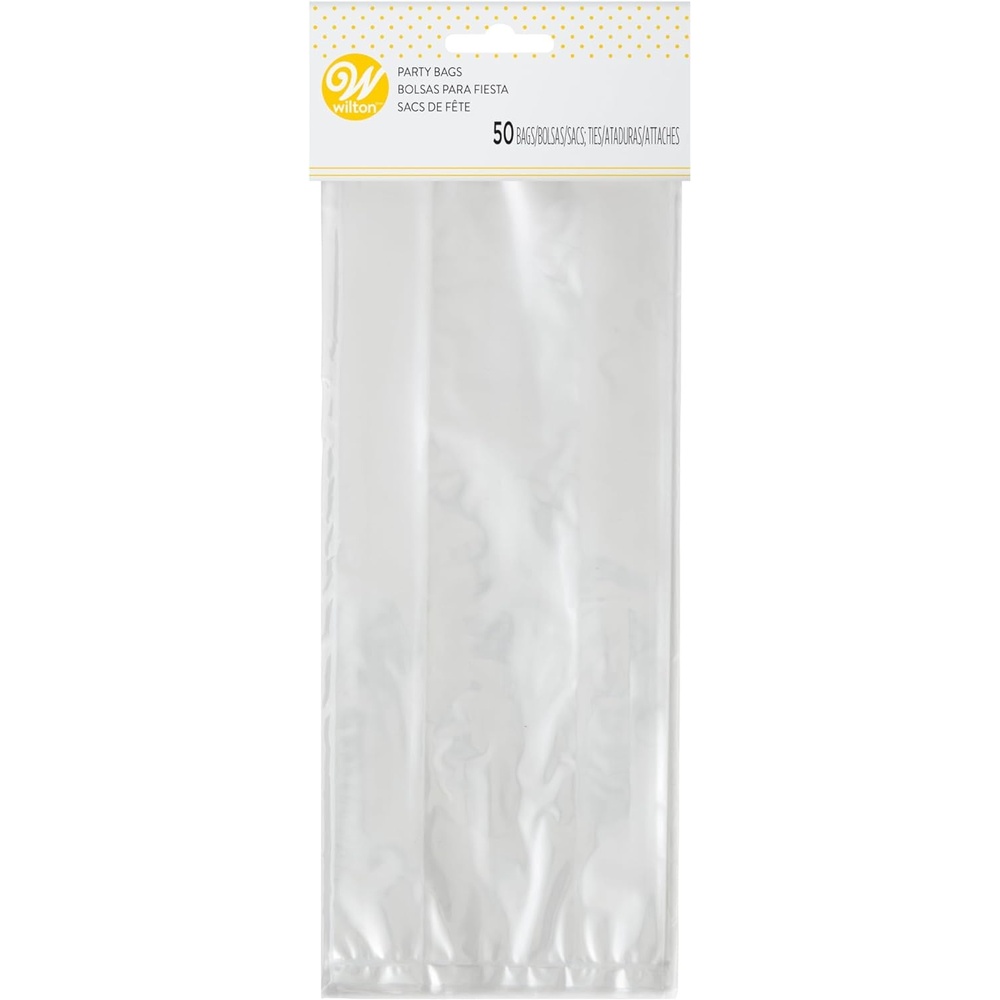 image:imageWilton Clear Treat Party Bags 4 x 95 in 150Pack50 Pack