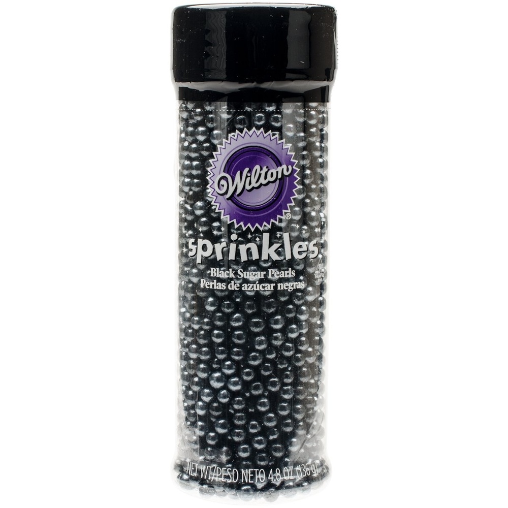 image:imageWilton Decorating Sugar Pearls Cake Sprinkles 5 oz BlackBlack