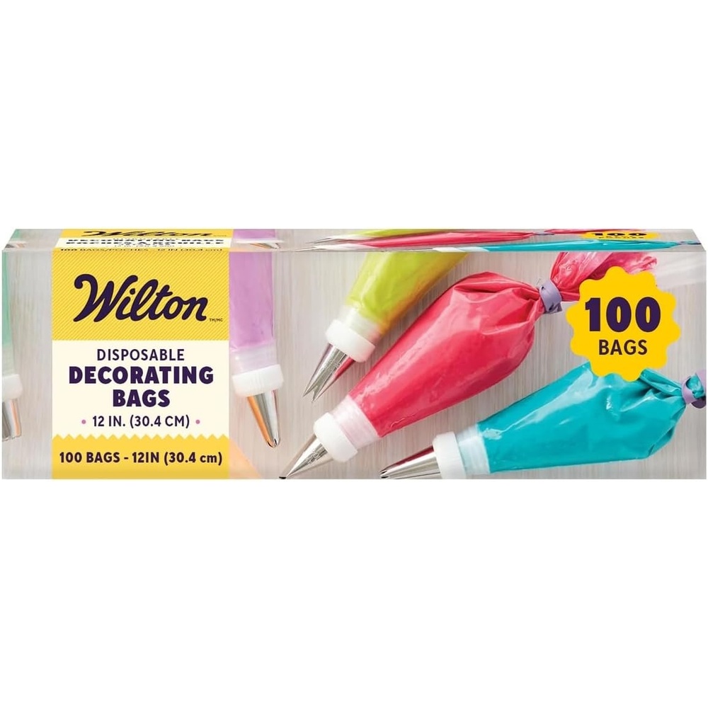 image:imageWilton Disposable Decorating Bags Piping Icing 100Count12 inch 100 PC