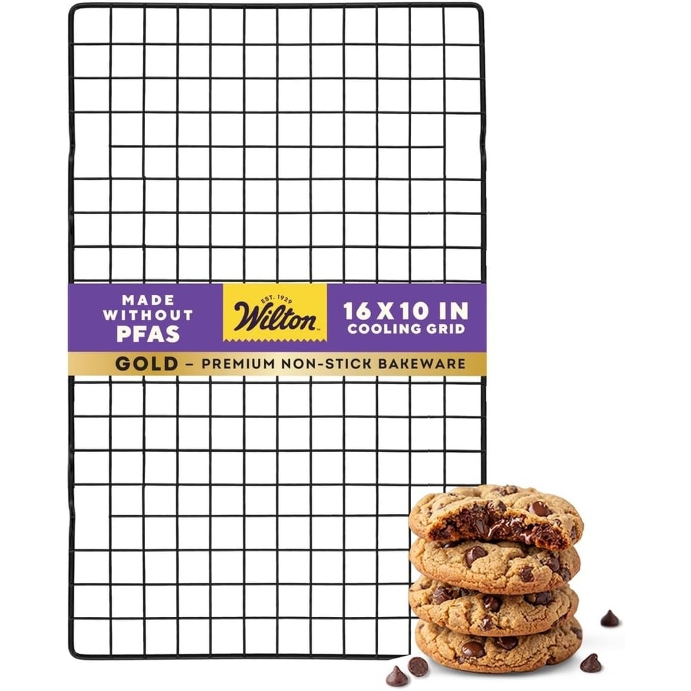 image:imageWilton Gold NonStick Cooling Grid Made Without PFAS 16 x 10 in1 Pack