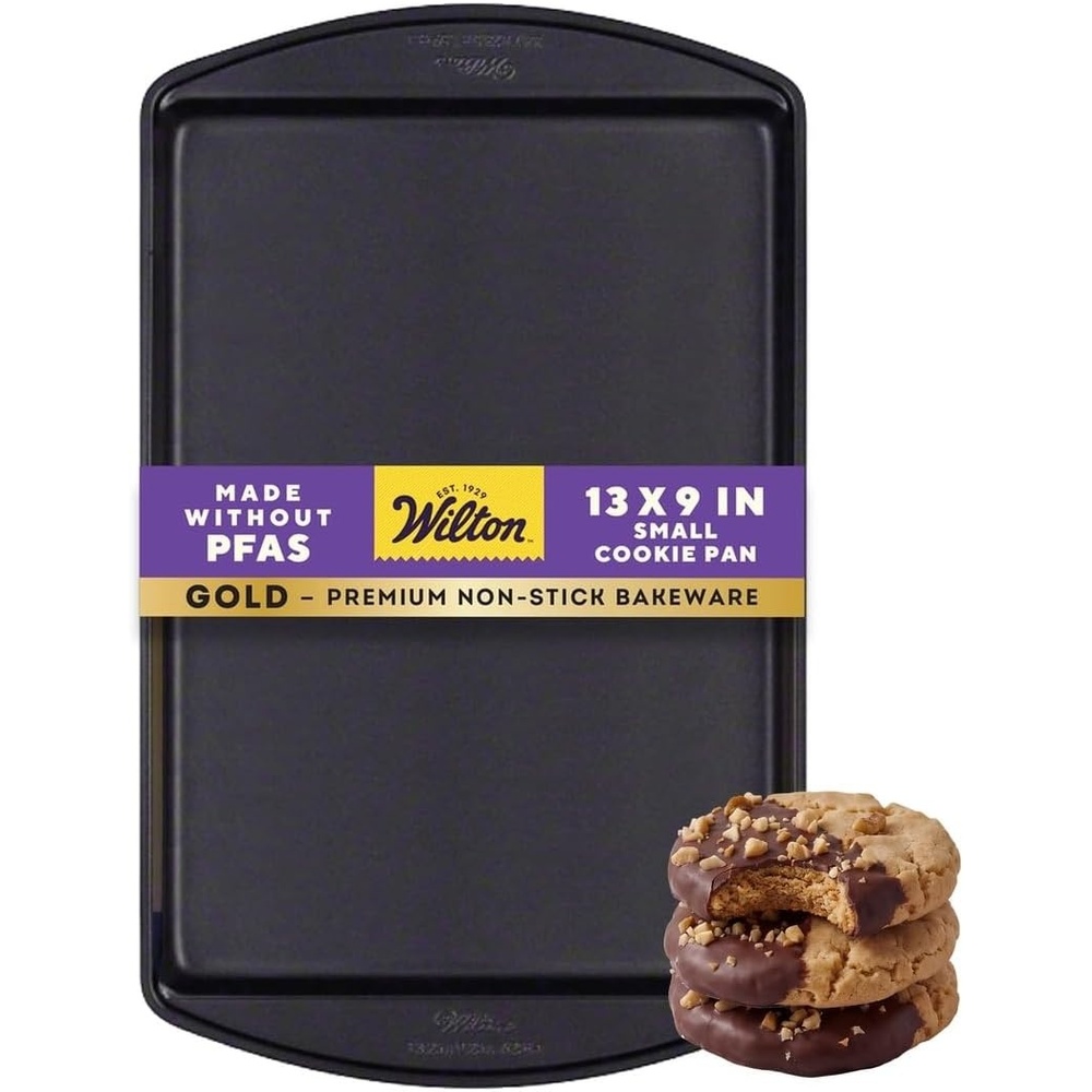 image:imageWilton Gold NonStick Small Baking Sheet Made Without PFAS 13 x 9 in13 x 9 in Pack of 1