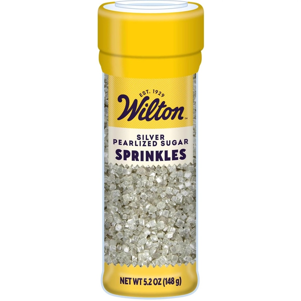 image:imageWilton Pearlized Sugar Sprinkles for Cookie amp Cake Decorating 522 oz GoldSilver