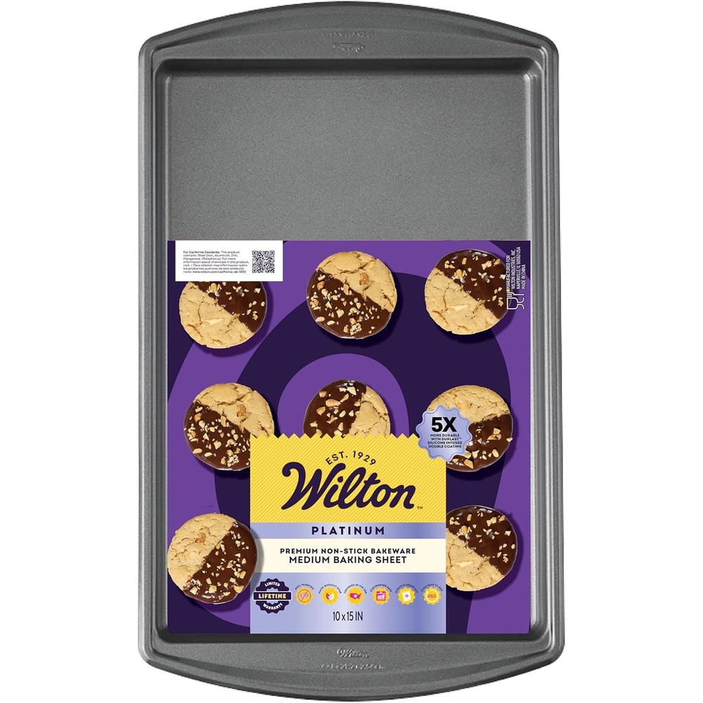 image:imageWilton Platinum NonStick Large Baking Sheet Made Without PFAS 11x17 in10 x 15 in Pack of 12