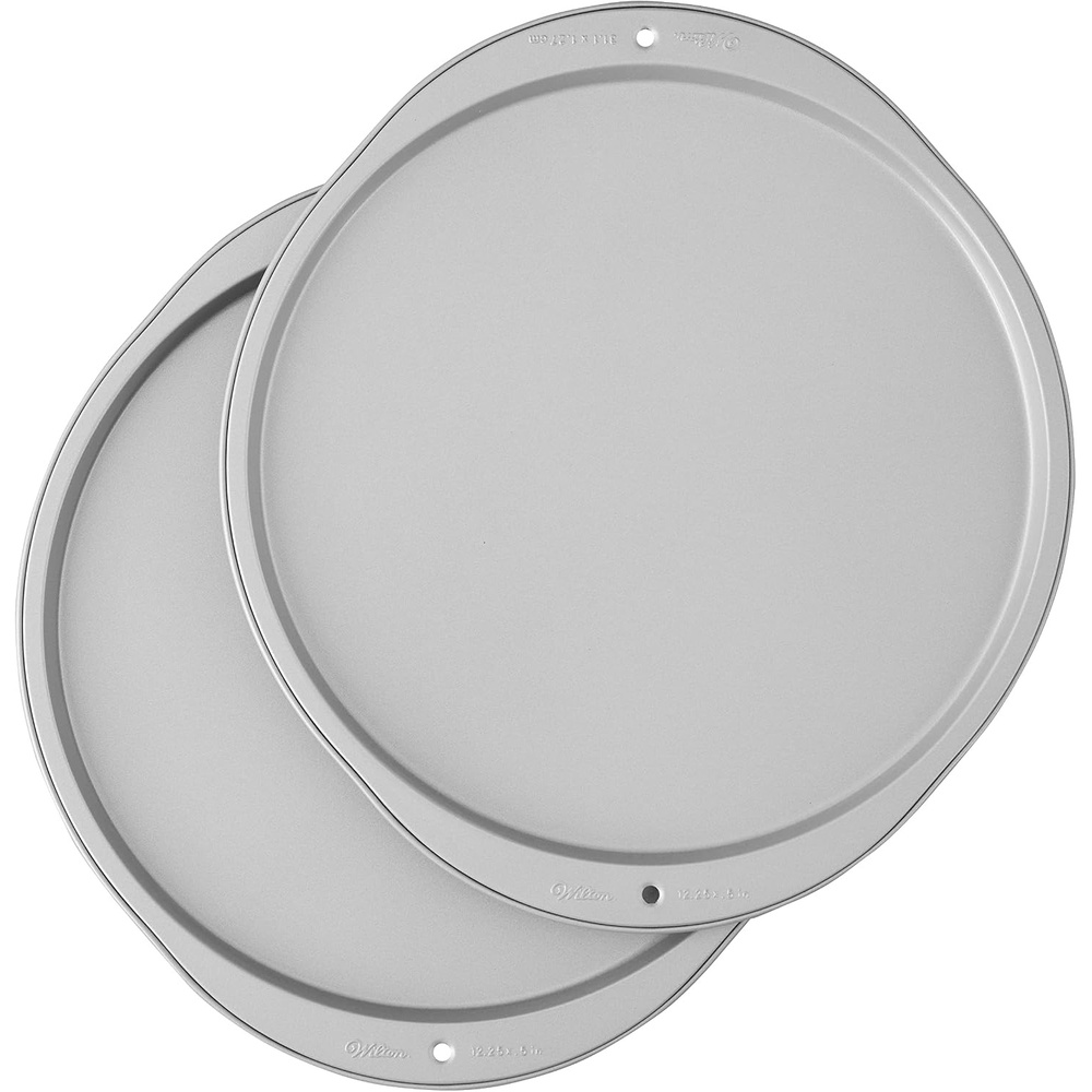 image:imageWilton Recipe Right 12Inch Pizza Pans 2Piece Set Steel12 Inch  2 Pack