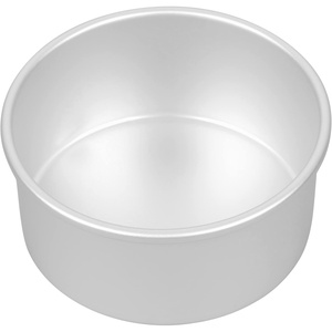Wilton 6 in. Round Cake Pan, 3 in. Deep Aluminum Bakeware for Tall Cakes, Rust-Resistant, Even Heating, Professional Quality(6 inches)