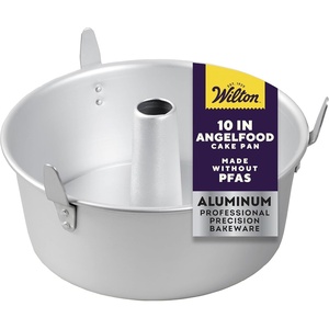 Wilton Aluminum Angel Food Tube Cake Pan, Made Without PFAS, 10 in.(10 inches)