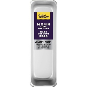 Wilton Aluminum Loaf Pan, Made Without PFAS, 16 x 4 in.(Jumbo)