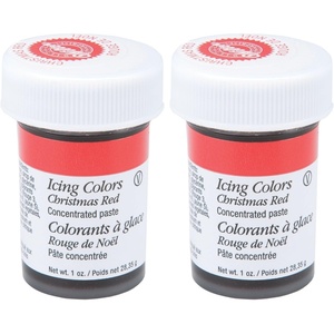 Wilton Christmas Red Concentrated Gel Icing Color, 1 oz(1 Ounce (Pack of 2))