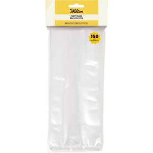 Wilton Clear Treat Party Bags, 4 x 9.5 in., 150-Pack(150 Pack)