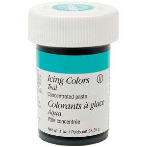 Wilton Gel Food Coloring, Concentrated Gel-Based, 1 oz., Burgundy(Teal)