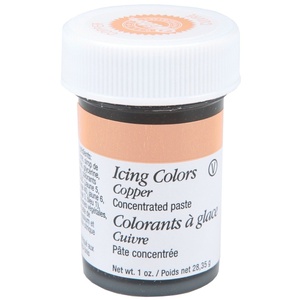 Wilton Gel Food Coloring, Highly Concentrated Gel-Based Icing Color for Frosting, Fondant, Batter & Dough, Vibrant & Blendable Cake Decorating Dye, 1 oz., Cornflower Blue(Copper)