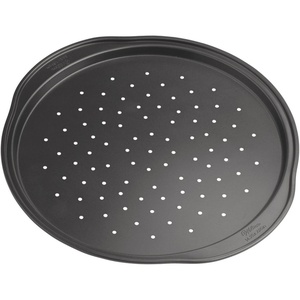 Wilton Gold Non-Stick 14 in Pizza Crisper, Warp-Resistant Bakeware, Made without PFAS, Packaging May Vary(14 in. Pizza Crisper)