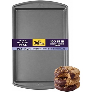 Wilton Platinum Non-Stick Large Baking Sheet, Made Without PFAS, 11×17 in.(10 x 15 in.)