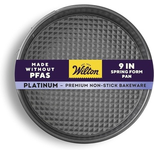 Wilton Platinum Non-Stick Springform Pan, Made Without PFAS, 9 in(Standard (Pack of 8))