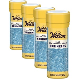 Wilton Sparkling Sugar Decorating Sprinkles, 5.25 oz., Blue(Azul)