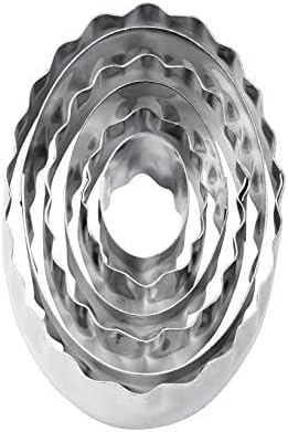 image:imageWilton Nesting Fondant Cutters Double Sided Oval 6Piece