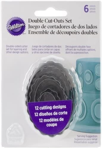 image:imageWilton Nesting Fondant Cutters Double Sided Oval 6Piece