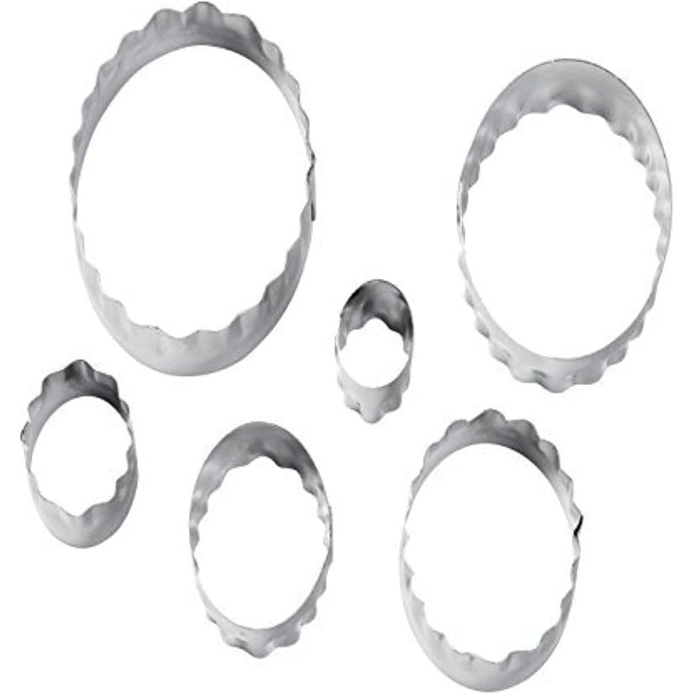 image:imageWilton Nesting Fondant Cutters Double Sided Oval 6Piece