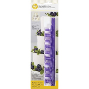 Wilton Cake Support Rods and Caps, Stacking Kit, 14-Piece