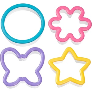 Wilton Comfort Grip Cookie Cutter Set, Assorted, 4-Piece