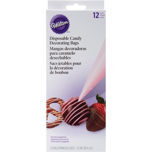 Wilton Disposable Candy Melts Piping Bags, 12-Count