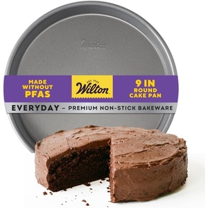Wilton Everyday Non-Stick Round Cake Pan, Made Without PFAS, 9 in.