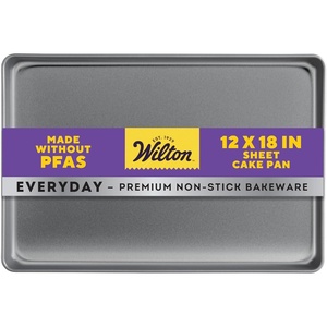 Wilton Everyday Rectangular Sheet Cake Pan, Made Without PFAS, 12 x 18 in.