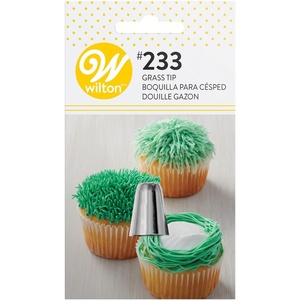 Wilton Grass Tip 233, Multi-Opening Piping Tip for Cake Decorating