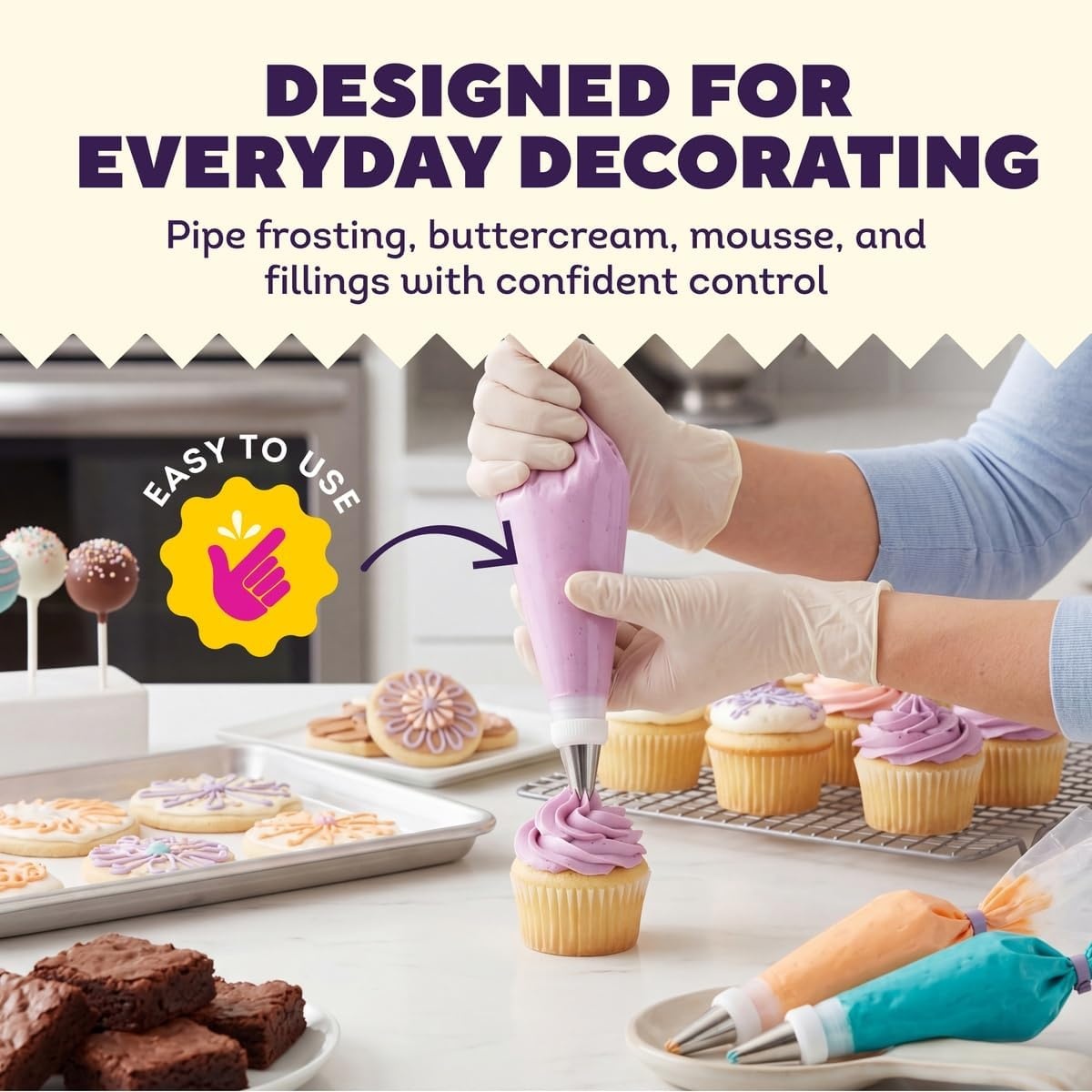 image:imageWilton EasyGrab Disposable Decorating Bags 16 in 100Count16 inch 100 PC