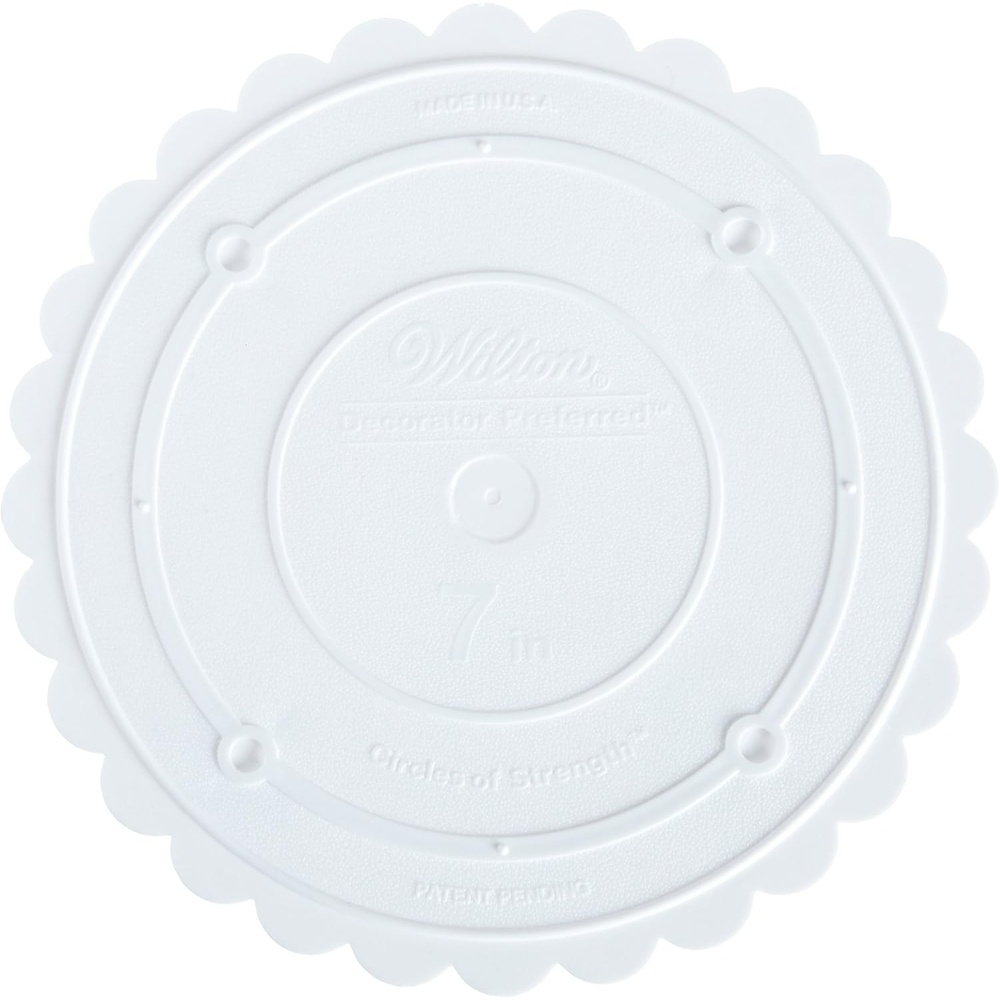 image:imageWilton Scalloped Edge Cake Separators Tiered Cake 8InchRound