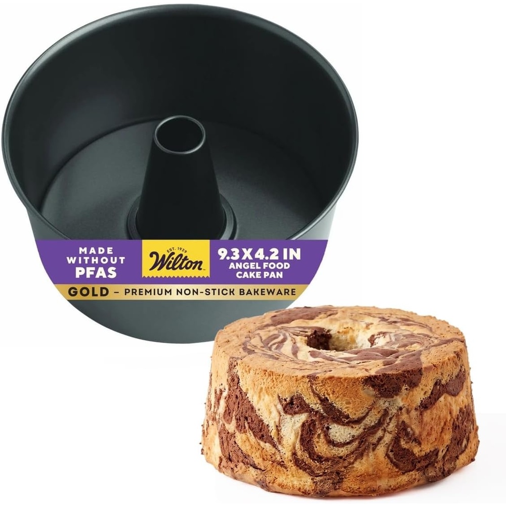 image:imageWilton Gold NonStick Angel Food Tube Cake Pan Made Without PFAS 937 in