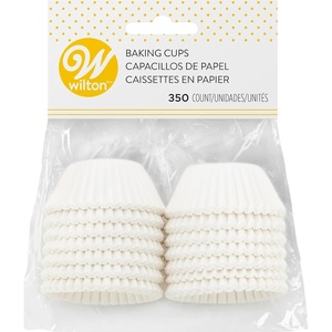 Wilton Mini Baking Cups, White, 1.25 in., 350-Count