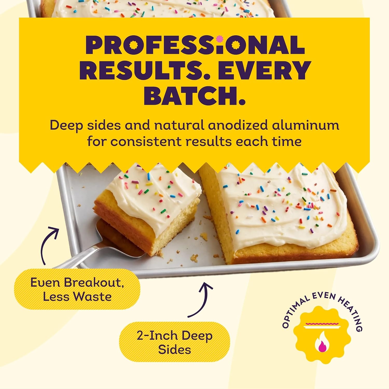 image:imageWilton Aluminum Sheet Cake Pan Made Without PFAS 11 x 15 in11 by 15 by 2Inch